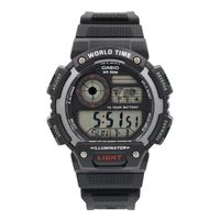 Reloj caballero AE-1400WH-1AV correa resina negro deportivo