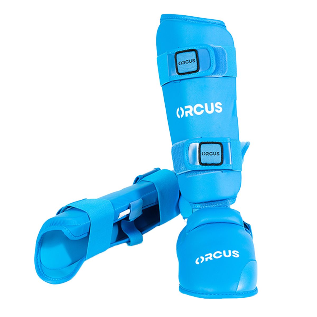 ORCUS - CANILLERA KARATE TALLA XL AZUL ORCUS