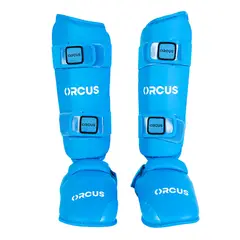 ORCUS - CANILLERA KARATE TALLA XXL AZUL