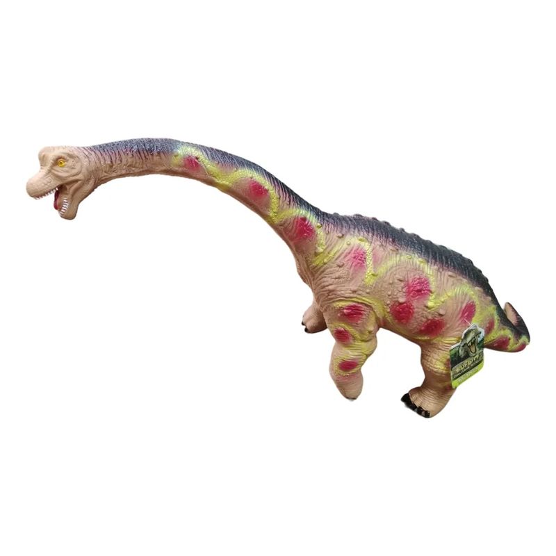 GENERICO - Dinosaurio Juguete Gigante cuello Largo Goma Sonido 40x80cm