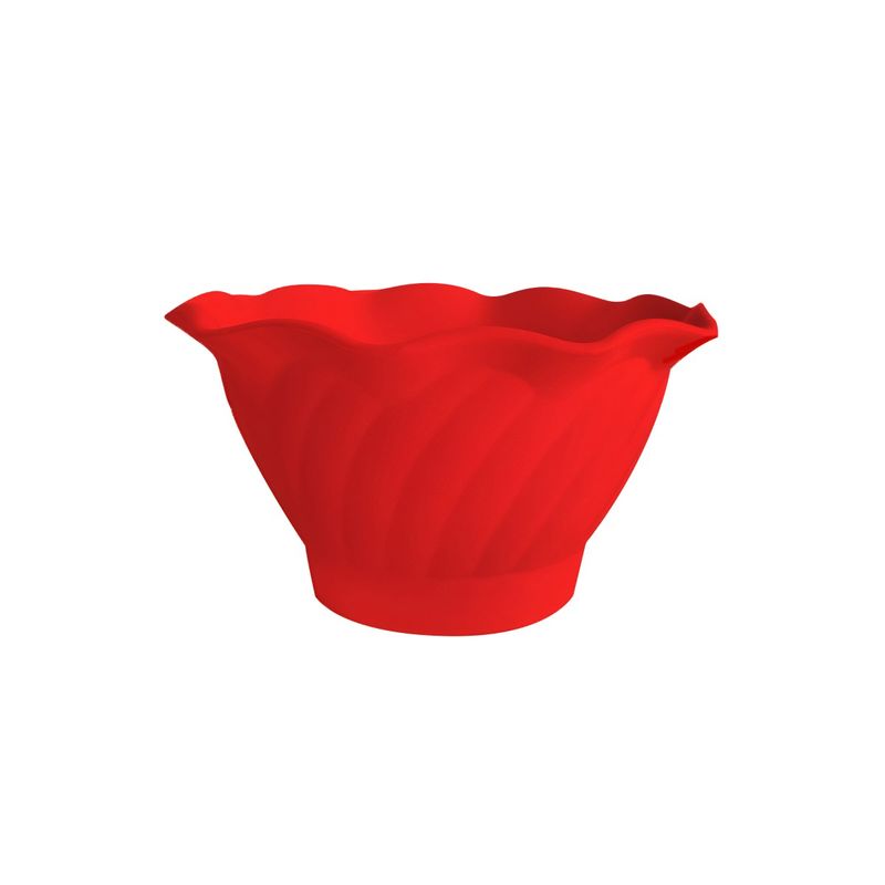 GENERICO - Set de 6 Pocillos Remolino Rojos 150 cc