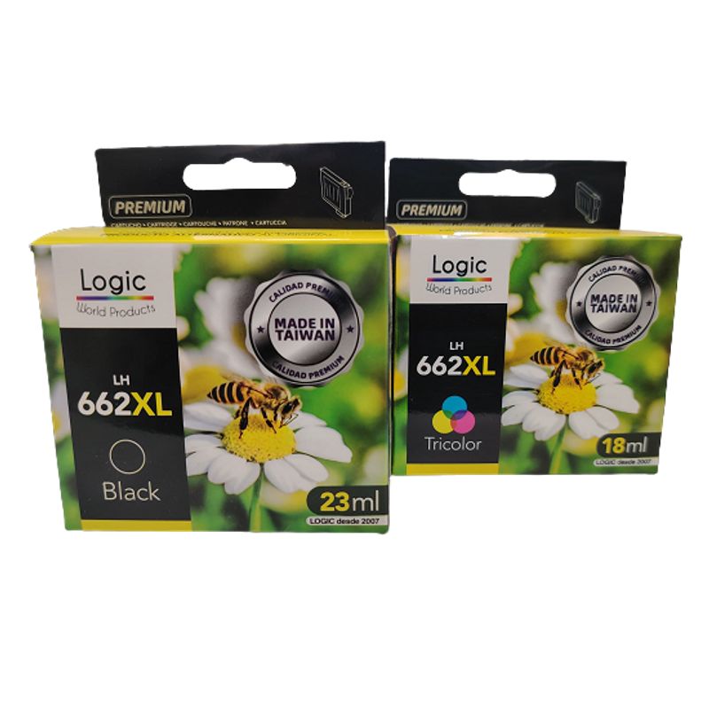 LOGIC - Pack cartuchos 662XL Logic