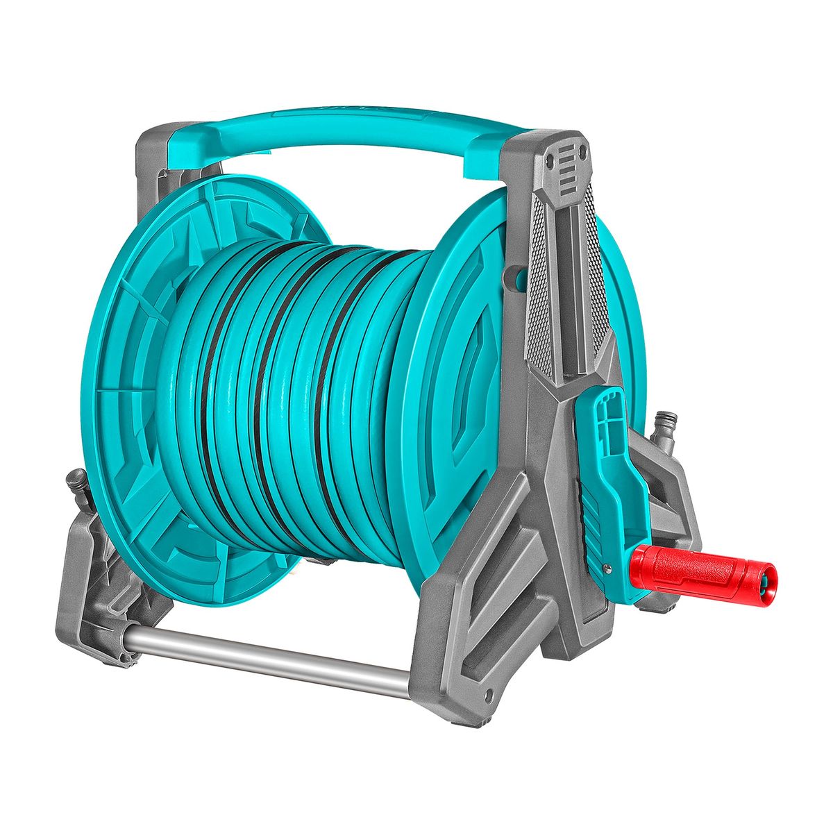 Juego de Carrete para Manguera de Riego PVC 1/2" 20 m Total, marca TOTAL TOOLS - Foto 2