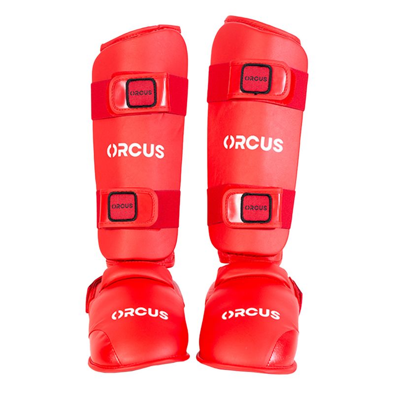 ORCUS - CANILLERA KARATE TALLA L ROJO ORCUS