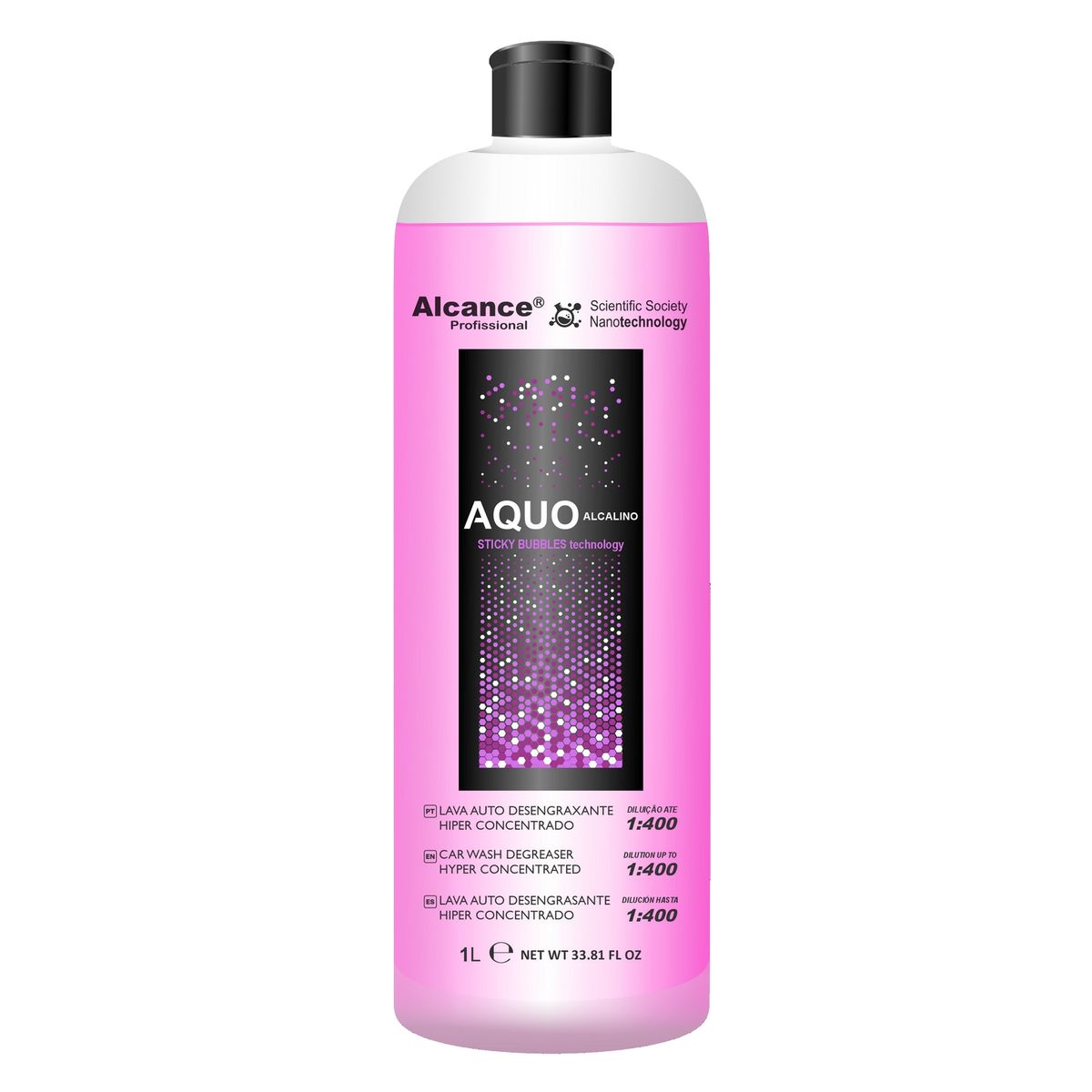 ALCANCE - AQUO Alcalino - Shampoo desengrasante - 1L