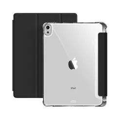 GENERICO - Funda Para iPad 11 Generación 11” Traslúcida Atrás y Ranura Pencil - Negro