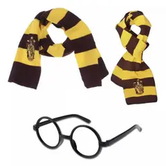 GENERICO - Pack Harry Potter Hogwarts Bufanda + Lentes