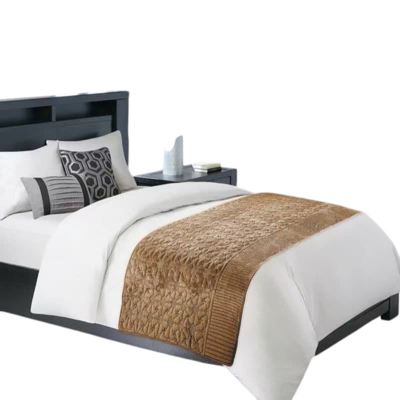 ANGELES DEL HOGAR - PIECERA PLUSH PARA CAMA DE 2P Y KING 210X90 CM