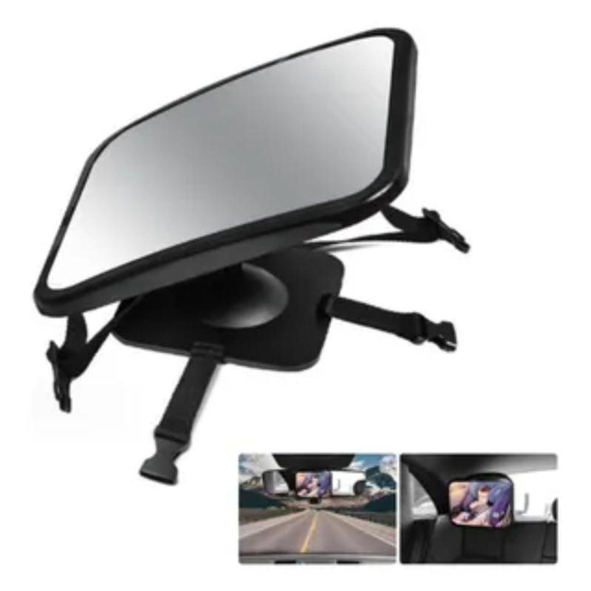 GENERICO - Espejo Retrovisor De Auto Para Seguridad De Niños