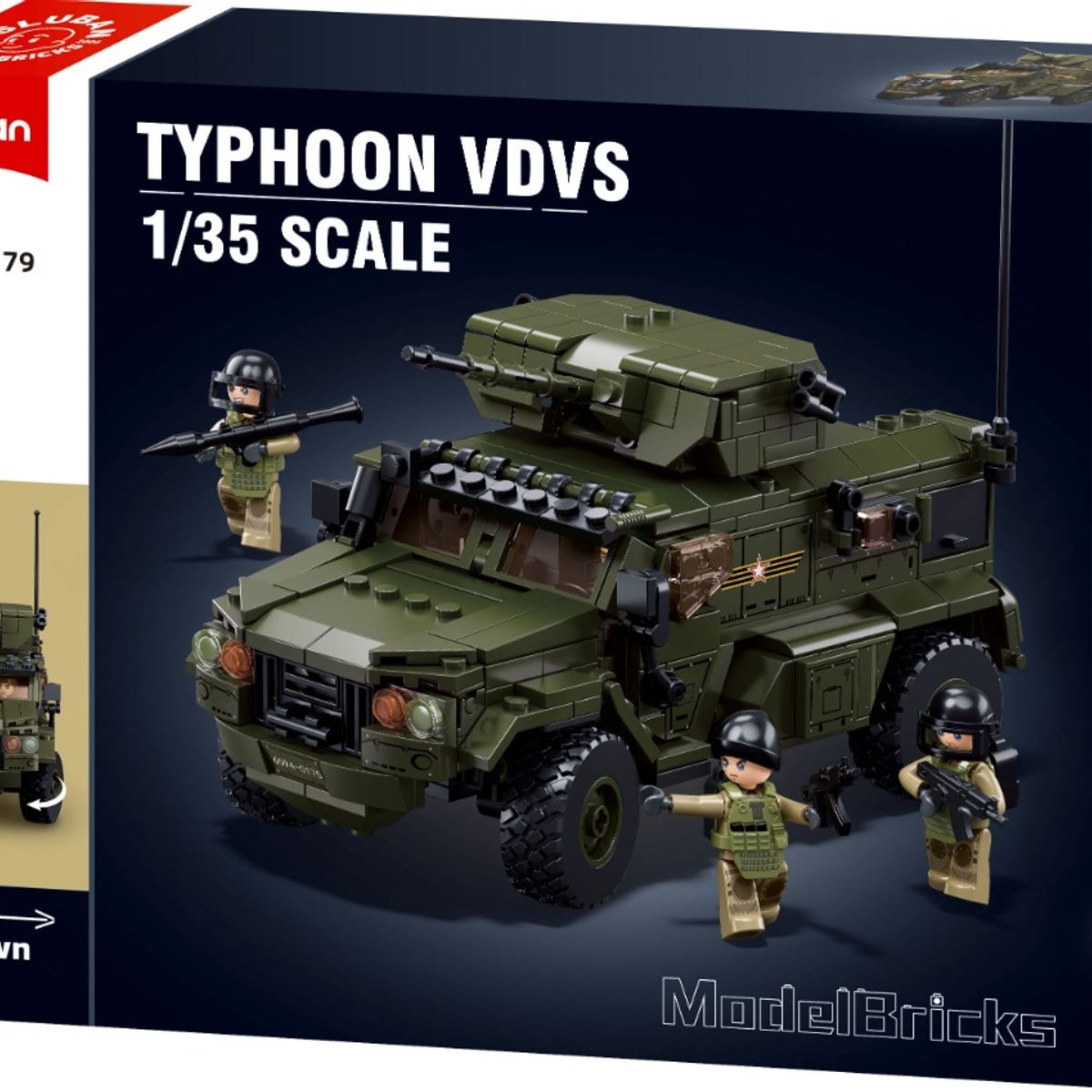 SLUBAN - Jeep Tanque Typhoons VDV Ejercito Ruso compatible Lego