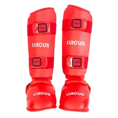 ORCUS - CANILLERA KARATE TALLA XXL ROJO