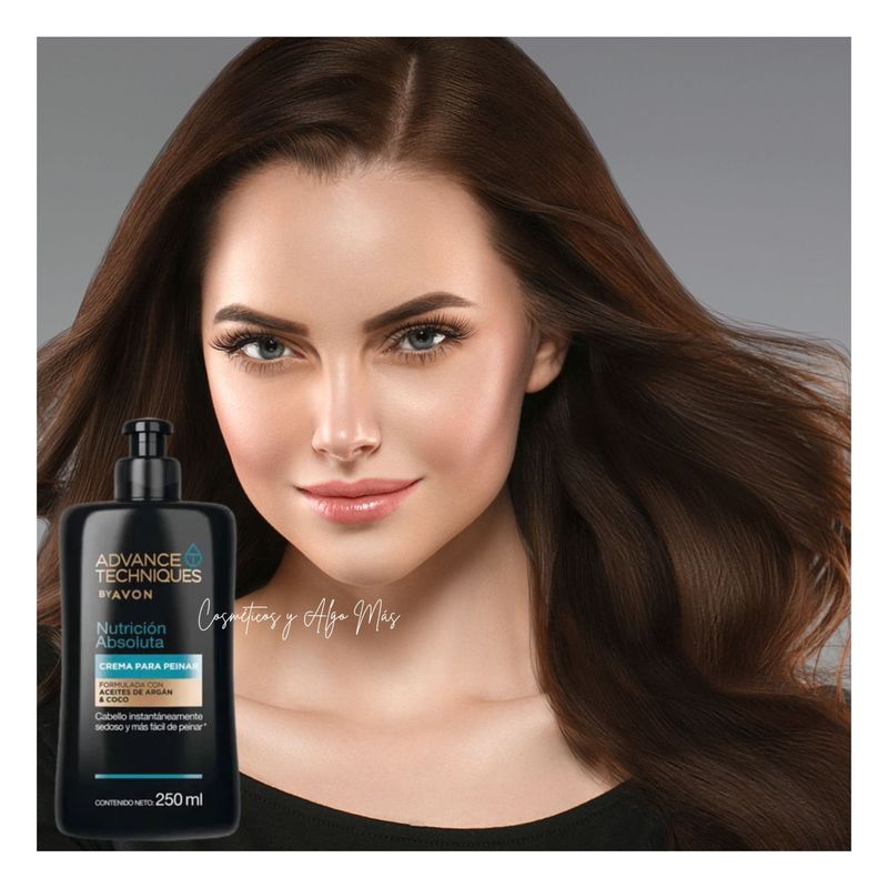 AVON - Advance Techniques Crema para Peinar NUTRICION COMPLETA 250 ml