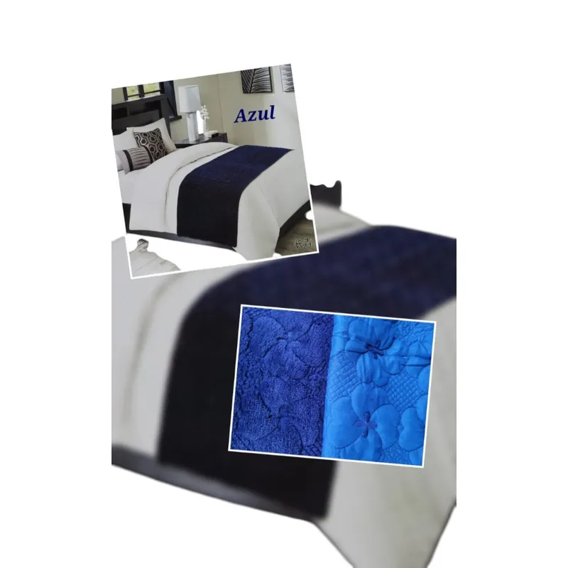 ANGELES DEL HOGAR - PIECERA PLUSH PARA CAMA DE 2P Y KING