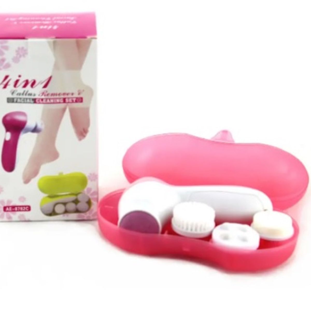 GENERICO - Masajeador 4 En 1 Facial Blanco (pilas)