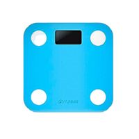 Balanza Pesa Digital Baño Inteligente Bluetooth Celeste