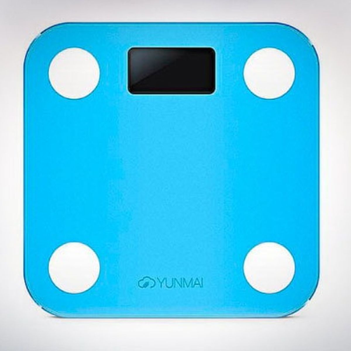 YUNMAI - Balanza Pesa Digital Baño Inteligente Bluetooth Yunmai Celeste