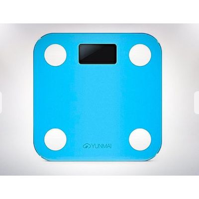 Imagen 2 del producto Balanza Pesa Digital Baño Inteligente Bluetooth Celeste