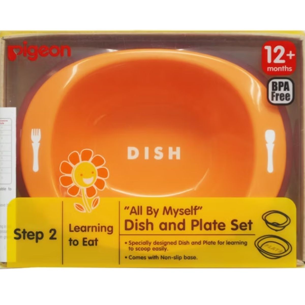 GENERICO - Fuente Y Plato Aprendizaje Set Paso 2 Pigeon