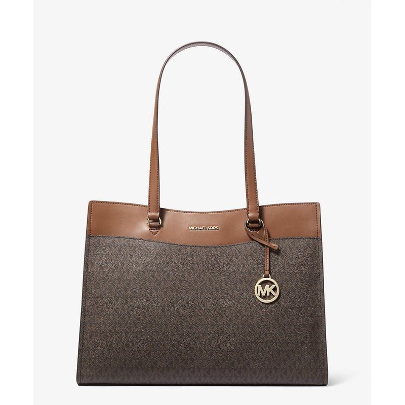 MICHAEL KORS - Cartera Michael Kors Jet Set Signature Logo Tote