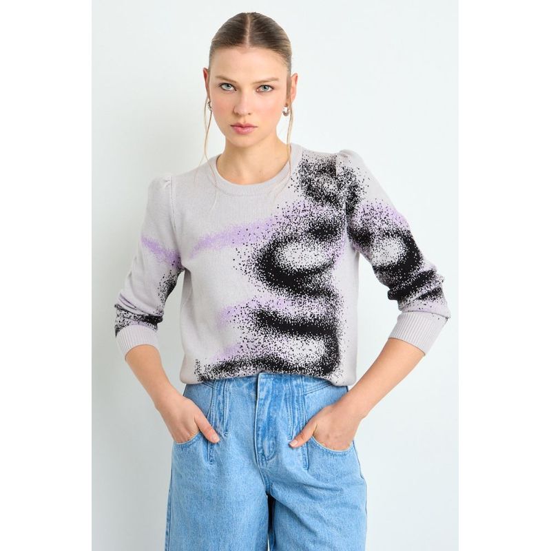 IO - Sweater Mujer Gris IO