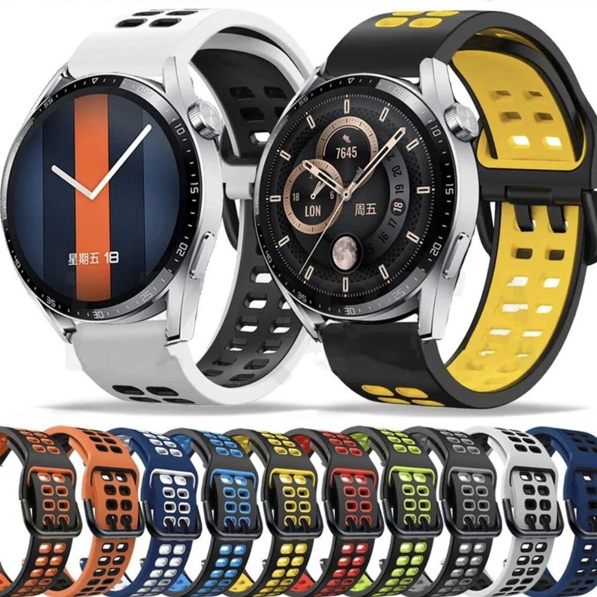 GENERICO - Correas Para Samsung  Huawei Deportiva Runner 20-22mm