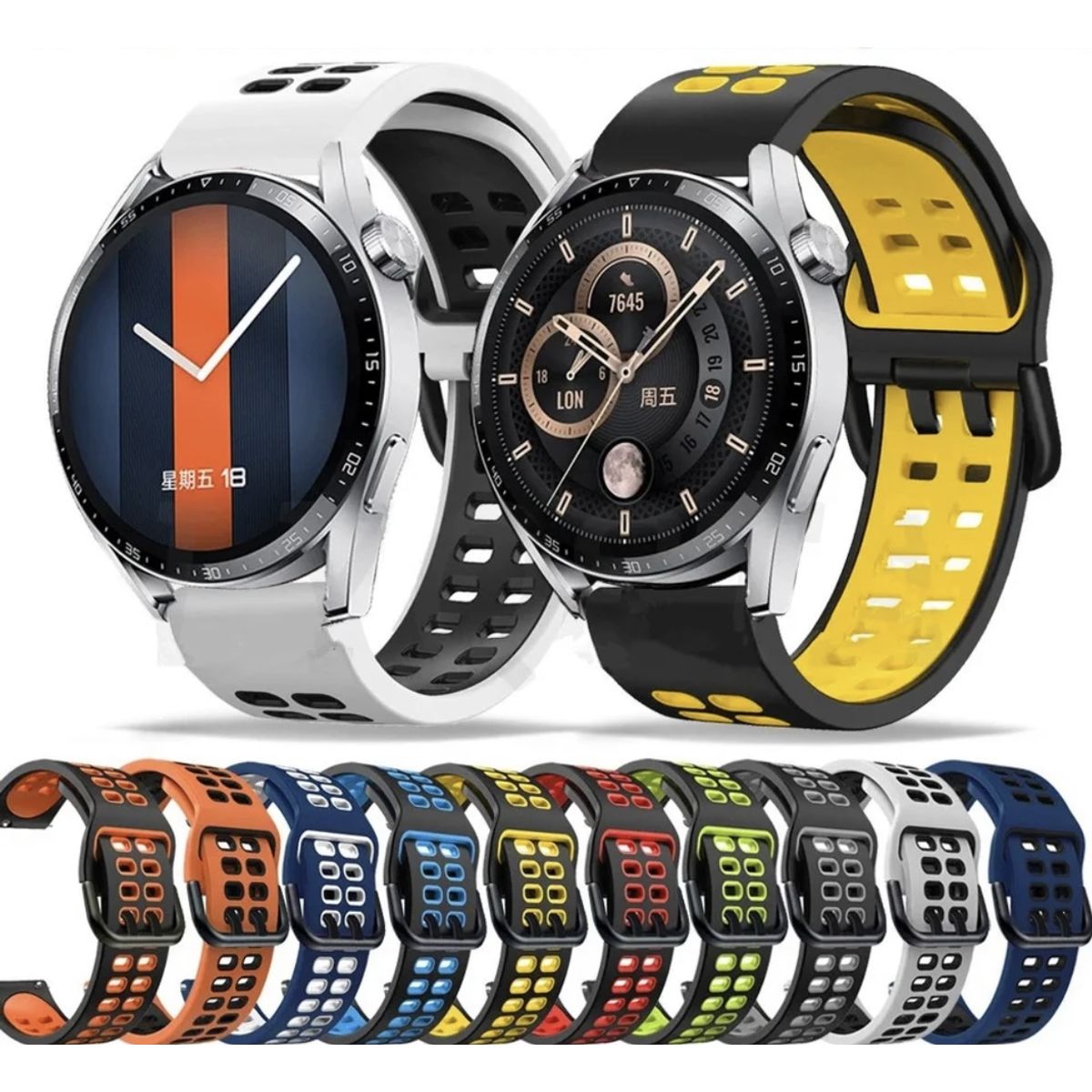 GENERICO - Correas Para Samsung  Huawei Deportiva Runner 20-22mm