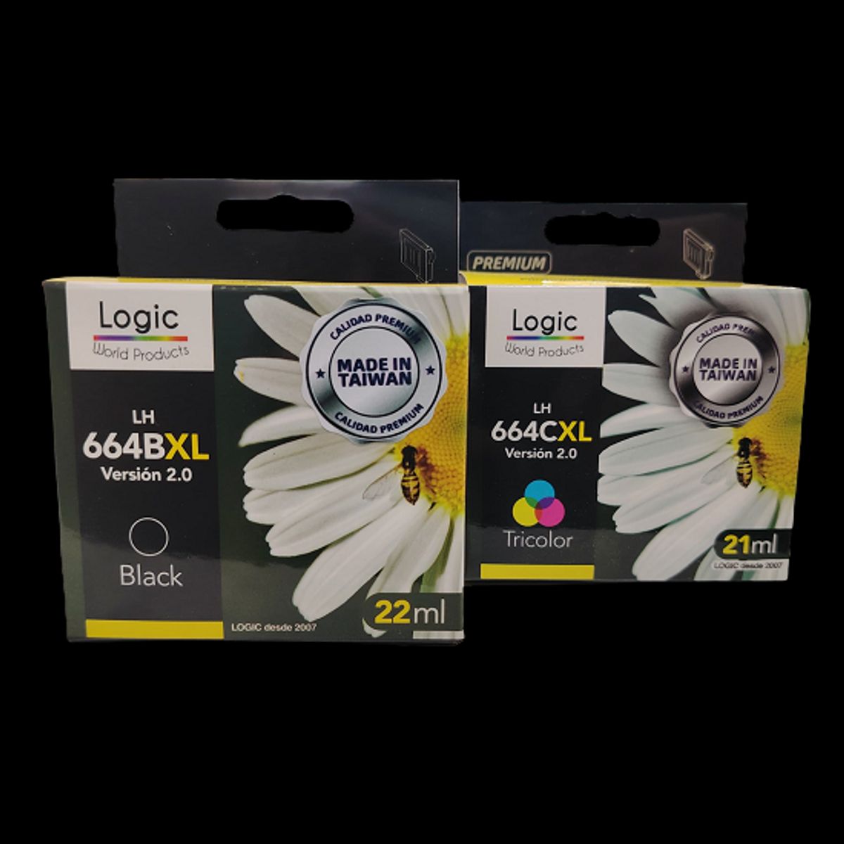 LOGIC - Pack cartuchos 664XL version 2.0 Logic
