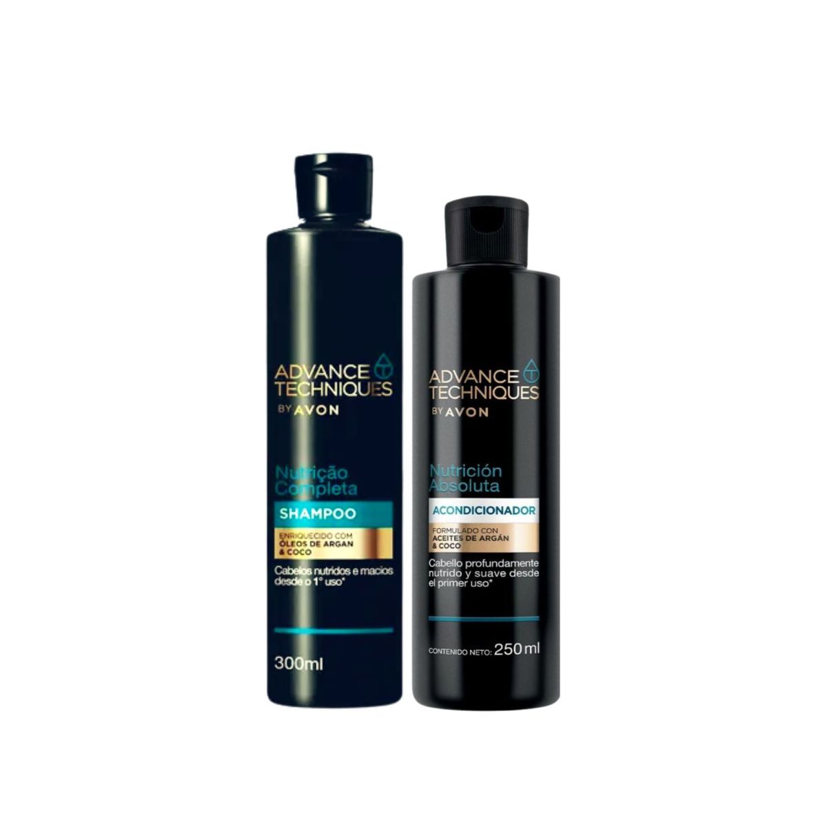 AVON - Kit Advance Techniques shampoo y acondicionador NUTRICION COMPLETA