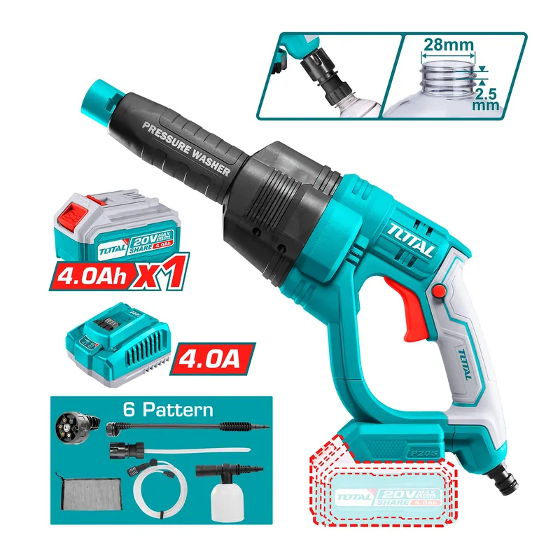 TOTAL TOOLS - Hidrolavadora a presión Litio Ion Total