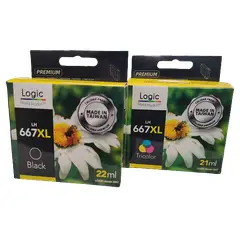 LOGIC - Pack cartuchos 667XL