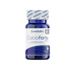 SUPLALIM - Calcio Forte 400 mg – Suplemento con Calcio, Magnesio y Vitamina D 30 comprimidos