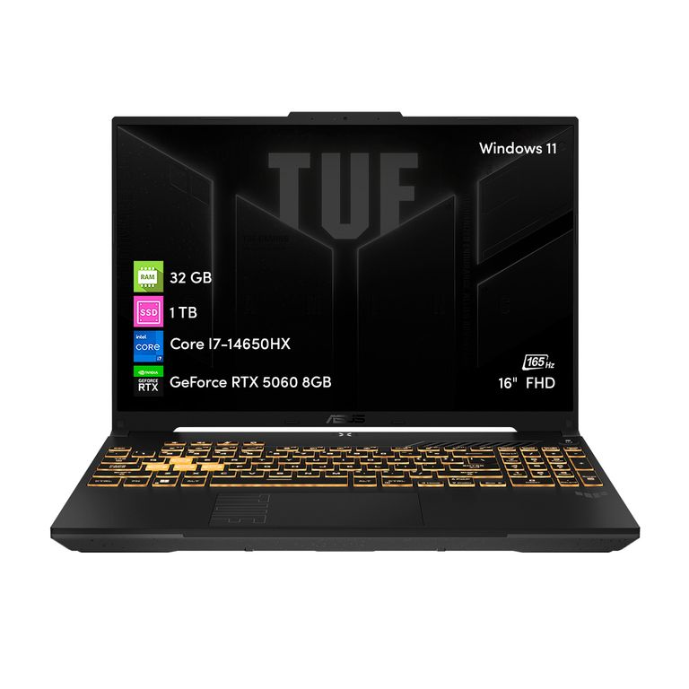 ASUS Notebook Gamer Asus Tuf Intel i7 14va 32GB 1TBSSD RTX5060 16