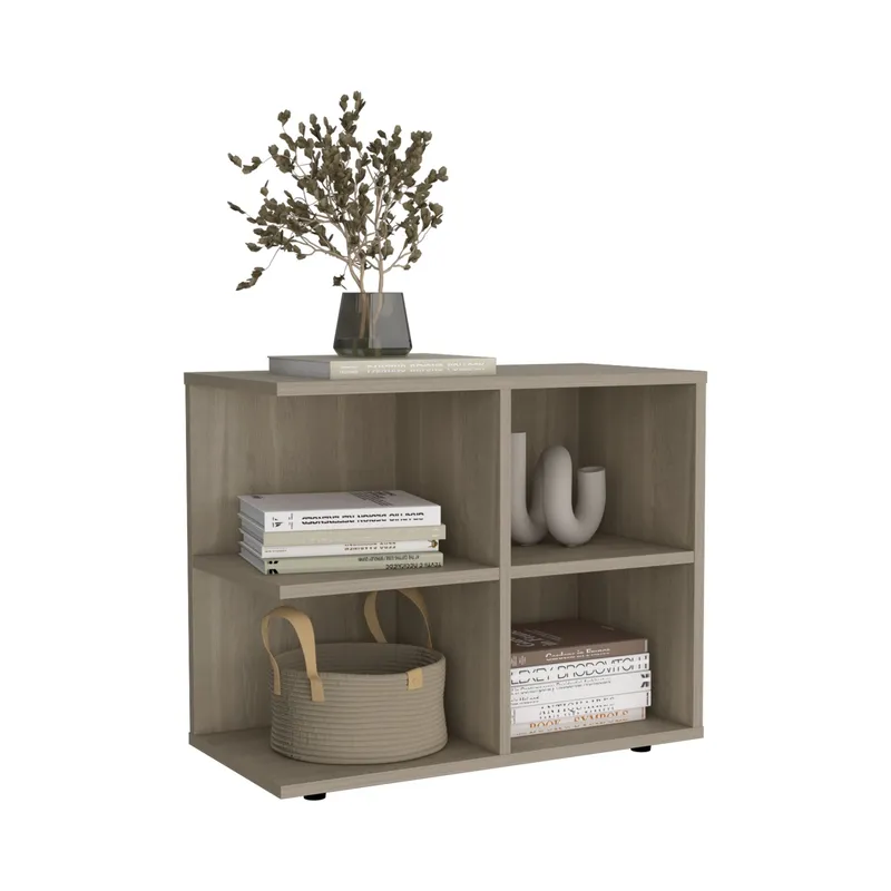 TUHOME - Mesa Lateral Royal 4 Espacios Bardolino 50x60x30 Cm