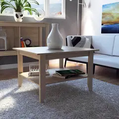TUHOME - Mesa De Centro Essential 45x80x70 Cm Rovere