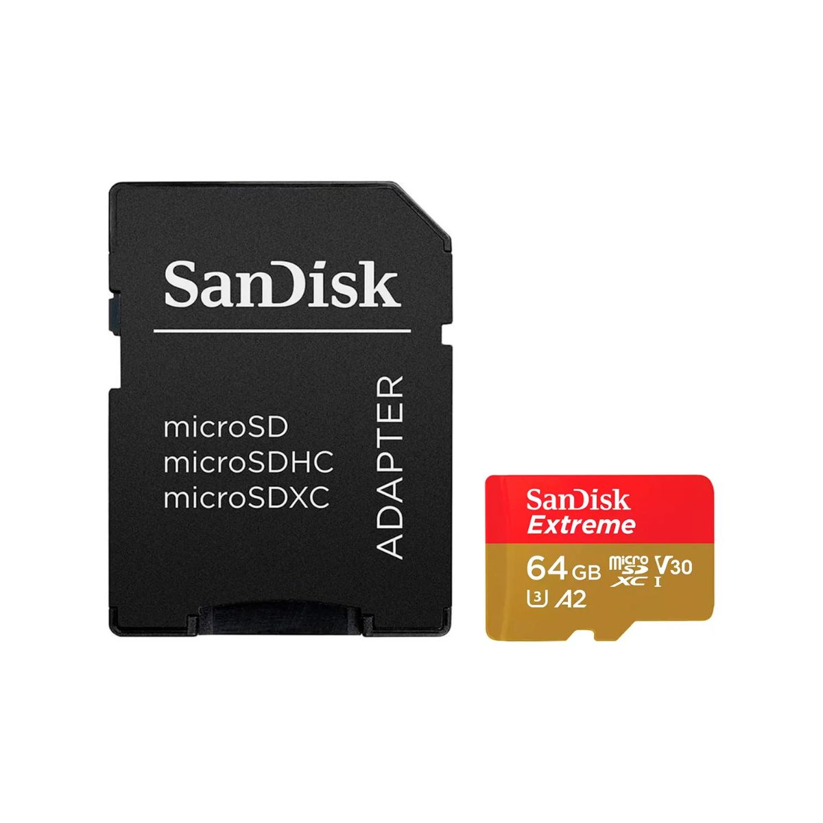 SANDISK - SanDisk MicroSD Extreme SDXC 64GB