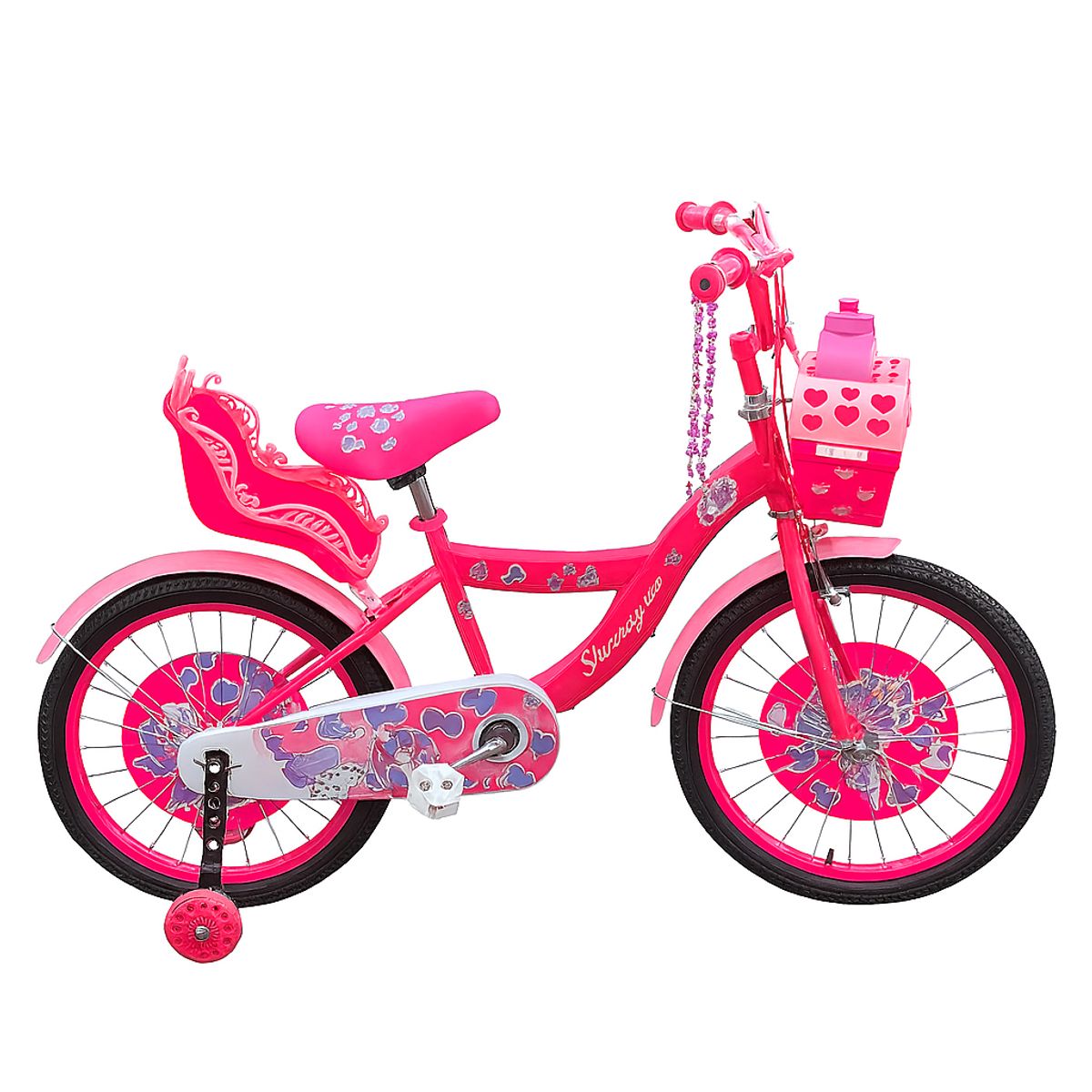 GENERICO - Bicicleta Infantil Fucsia Bike Aro 20 Niña Cod 108 Bike