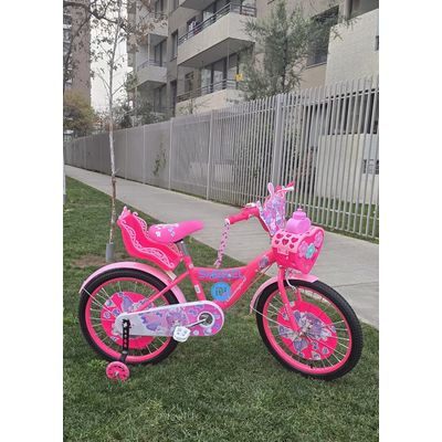 Imagen 2 del producto Bicicleta Infantil Fucsia Bike Aro 20 Niña Cod 108 Bike