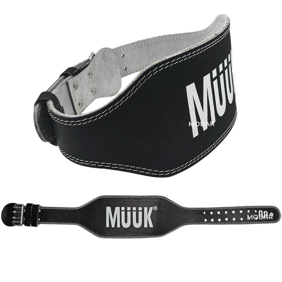 MUUK - Cinturon Levantamiento Pesas Muuk Ajustable Gym Gimnasio