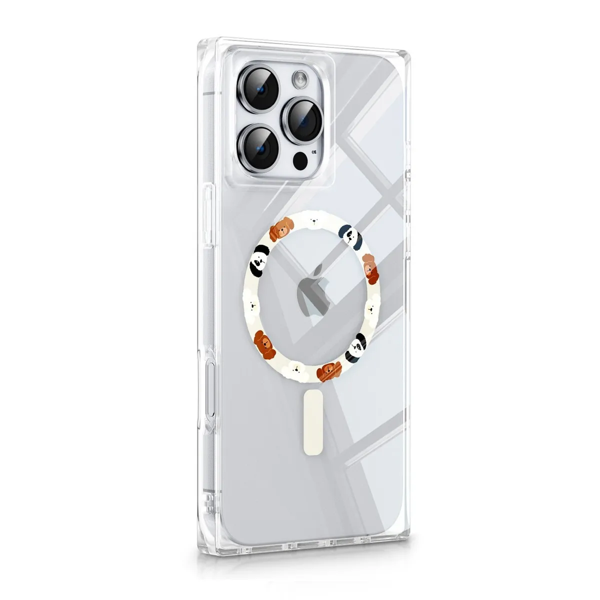 KBOD - Carcasa Para Teléfonos Kbod Blox Pet A90 Diseños Cabezas Perritos Para iPhone 16 Pro