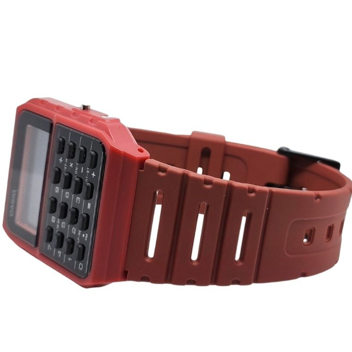 CASIO - Reloj Casio unisex CA-53WF-4B calculadora correa resina rojo