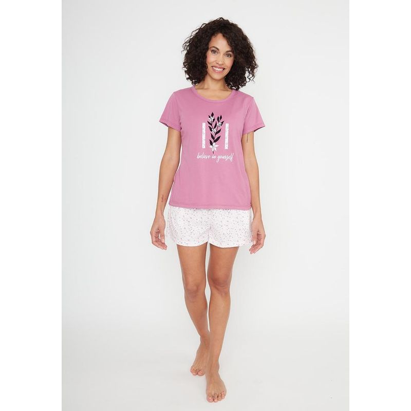 KAYSER - Pijama  de mujer algodón 701077M KAYSER - Rosa
