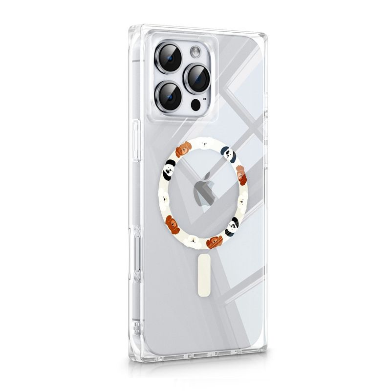 KBOD - Carcasa Para Teléfonos Kbod Blox Pet A90 Diseños Cabezas Perritos Para iPhone 16 Pro Max