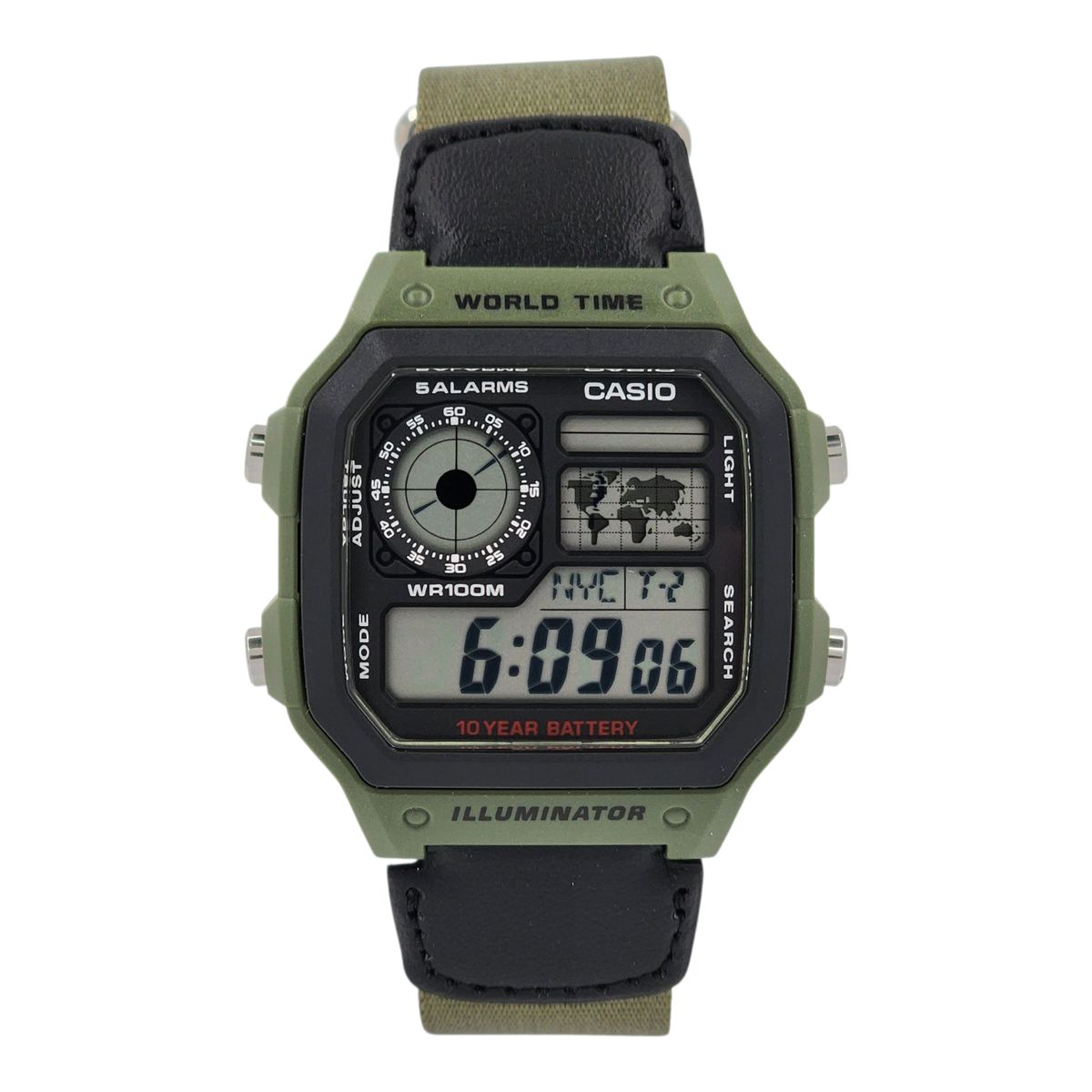 CASIO - Reloj Casio caballero AE-1200WHB-3BV verde