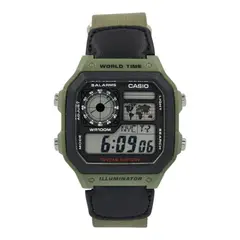CASIO - Reloj caballero AE-1200WHB-3BV verde