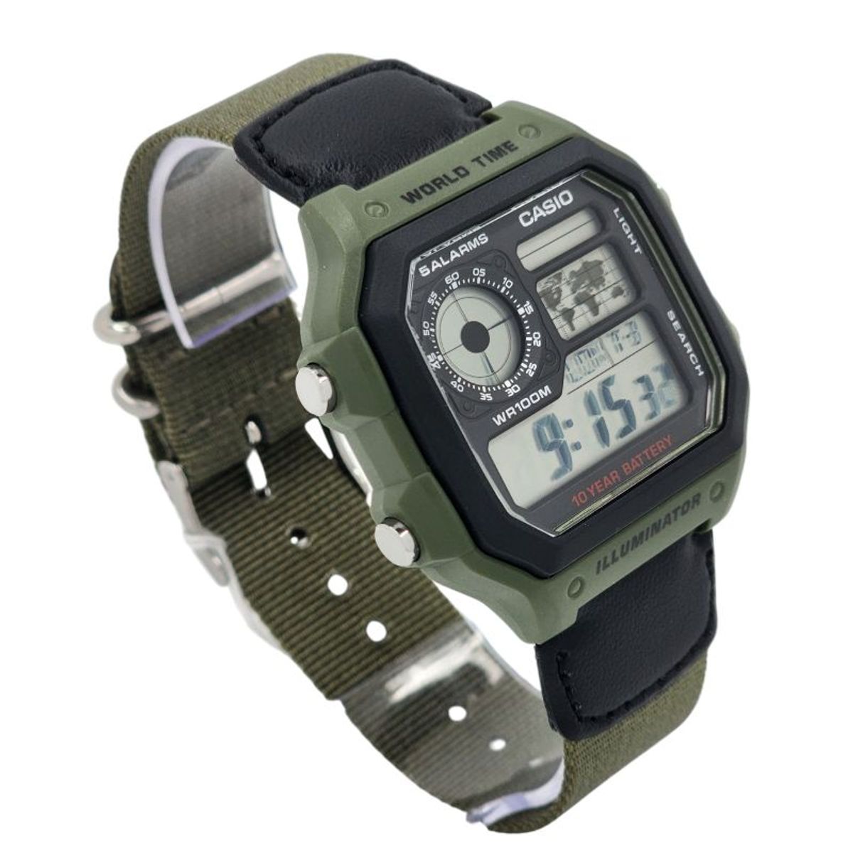 CASIO - Reloj Casio caballero AE-1200WHB-3BV verde