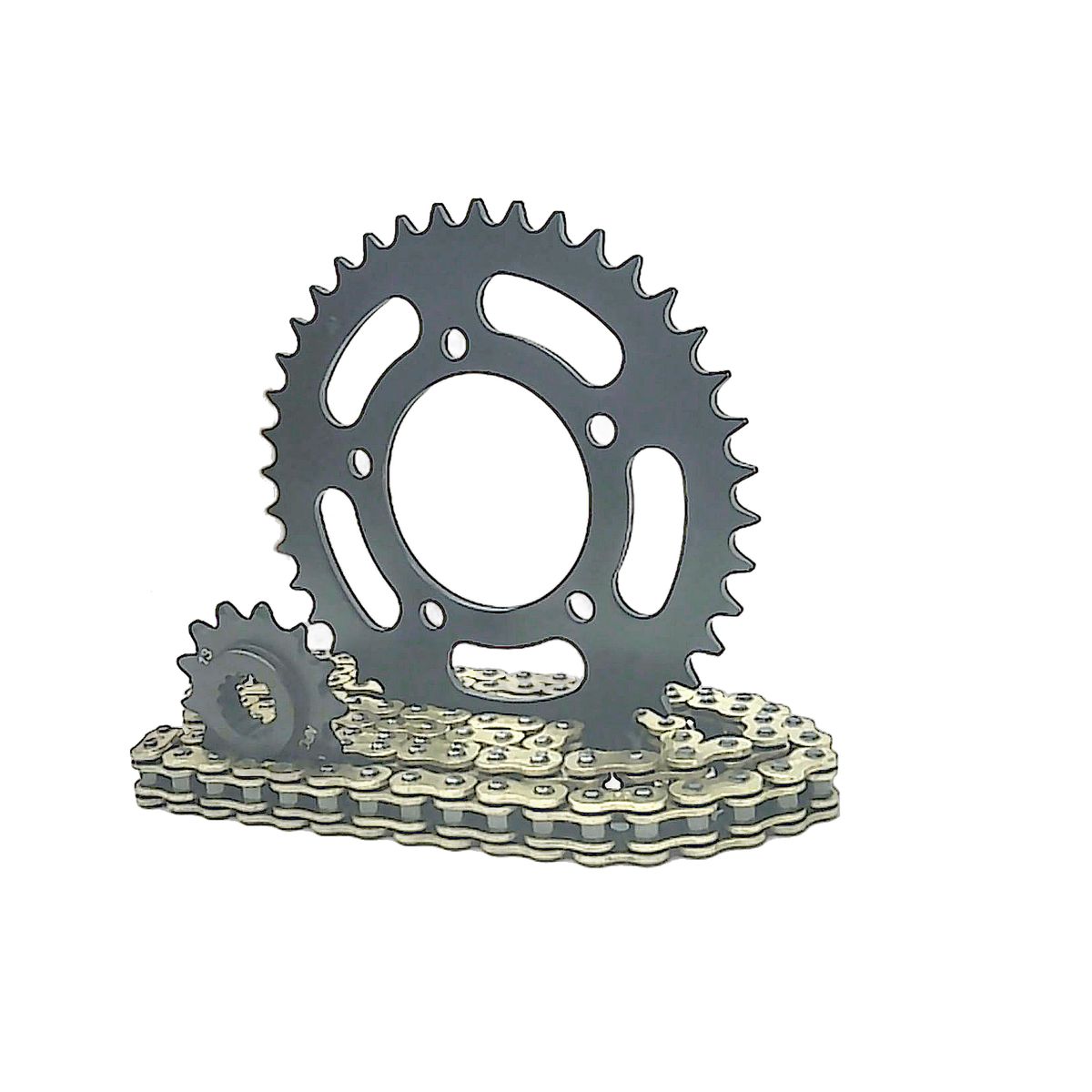 GENERICO - Kit Transmision Gixxer 250 520H X 120L CO´ring Dorada 13T 40T JAP NPC