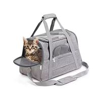 Bolso Transportador Mascota Para Perro Gato Respirable