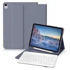 GENERICO - Funda Teclado iPad 11 Generación (11”) Ranura Lápiz Español - Lavanda