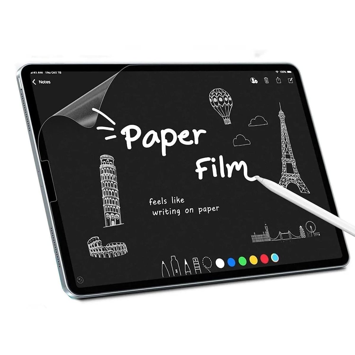 GENERICO - Mica Sensación Papel Para iPad Pro 129 3456 Kit Instalar