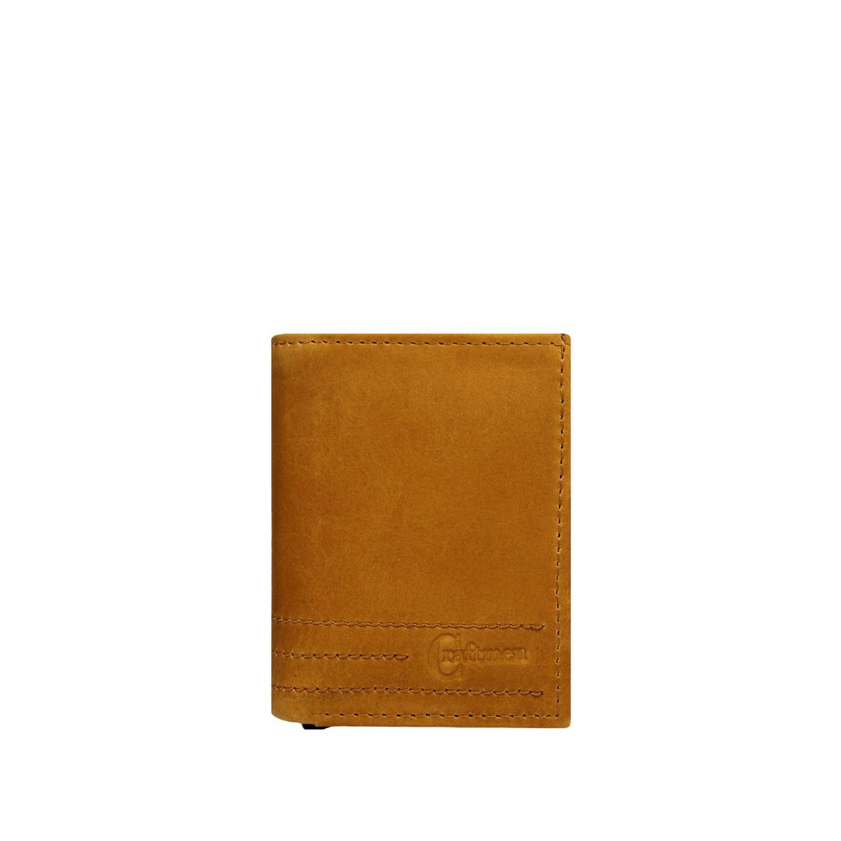 CRAFTMEN - Billetera Automatica De Cuero Natural Con Rfid Hombre Craftmen